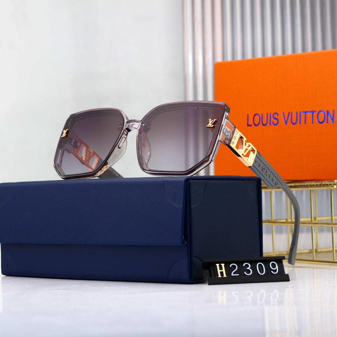 [Luxe]Hexagonal Oversized Sunglasses-With Gift Box