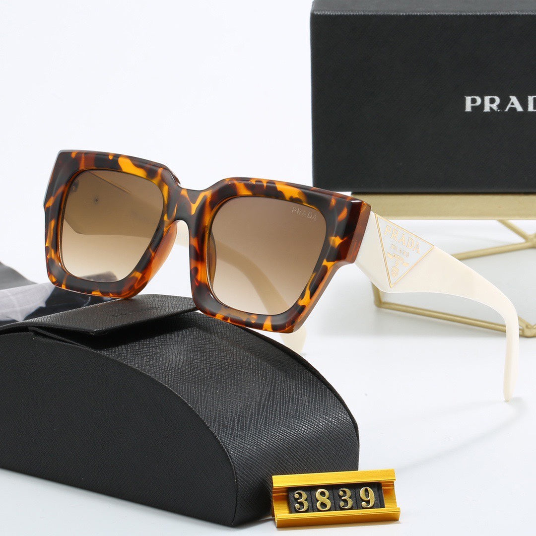 [Luxe]Thick Frame Sunglasses-With Gift Box
