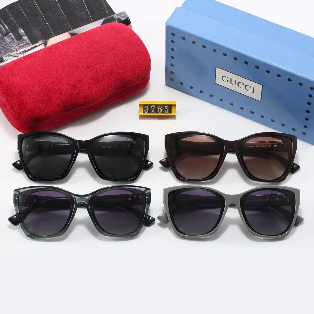 [Luxe]Square Round Frame Sunglasses