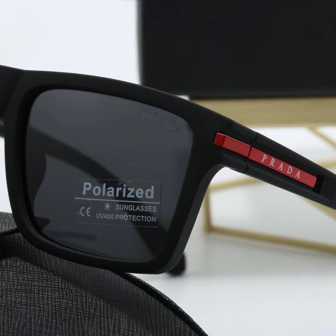 [Luxe]Square Frame Retro Sunglasses