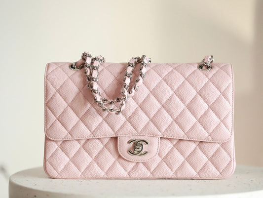 [Luxe]0528 Maxi Classic Handbag Grained Calfskin