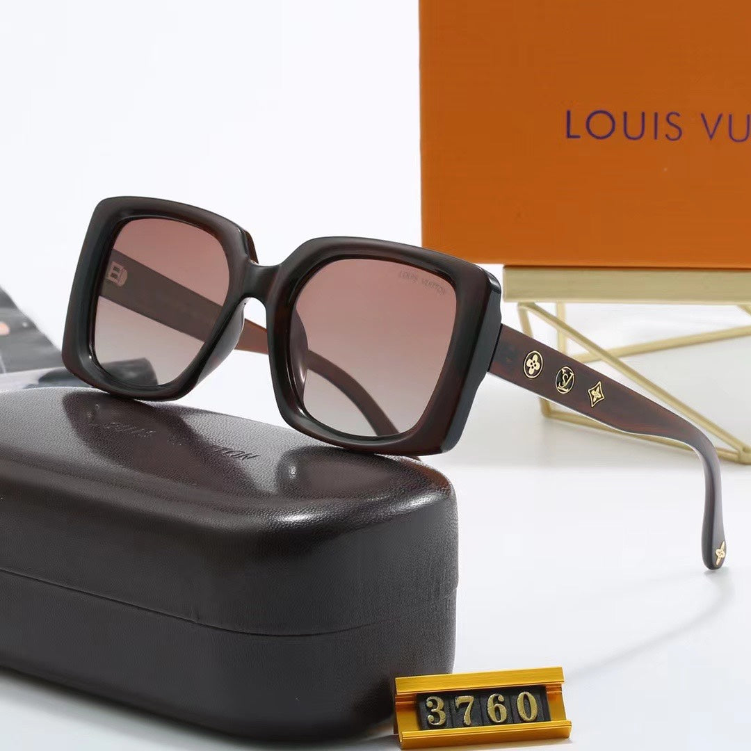[Luxe]Square Frame Retro Sunglasses