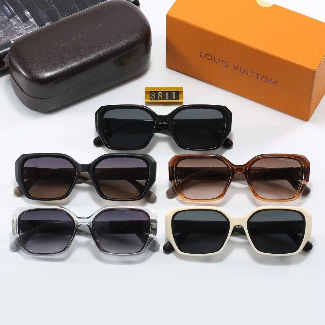 [Luxe]Hexagonal Sunglasses-With Gift Box