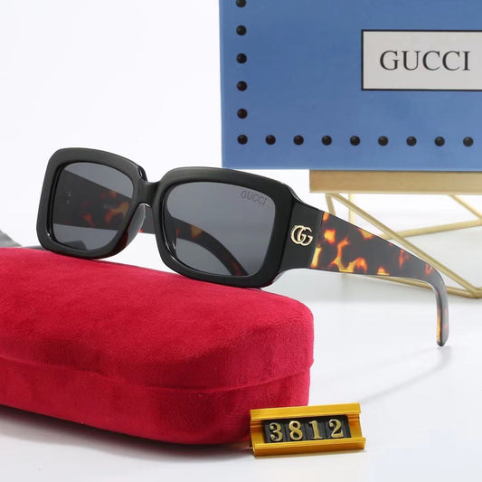 [Luxe]Chunky Frame Retro Sunglasses-With Gift Box