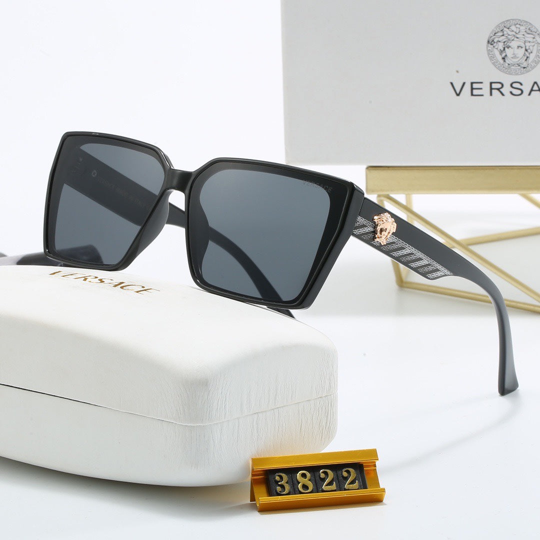 [Luxe]Square Frame Retro Sunglasses