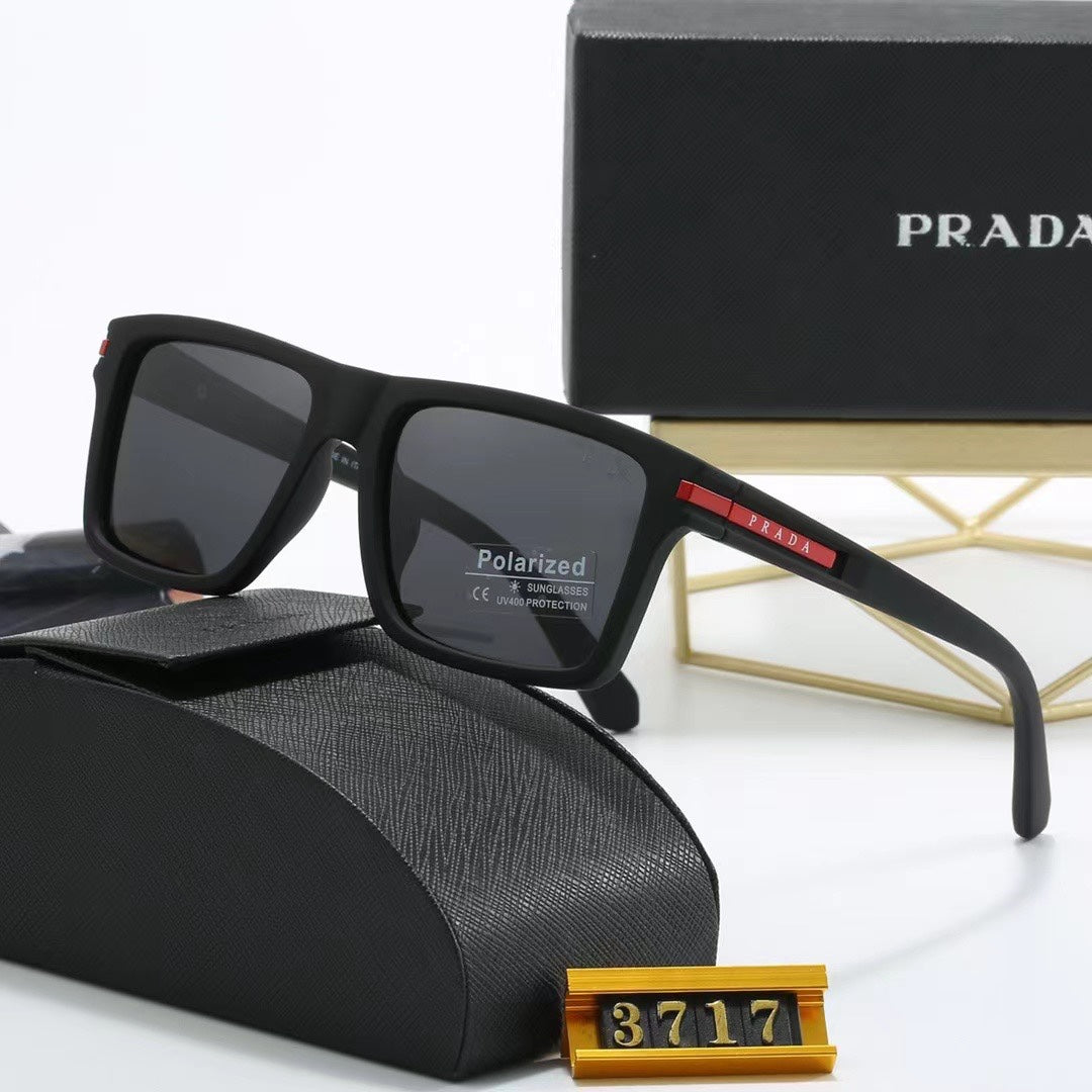 [Luxe]Square Frame Retro Sunglasses