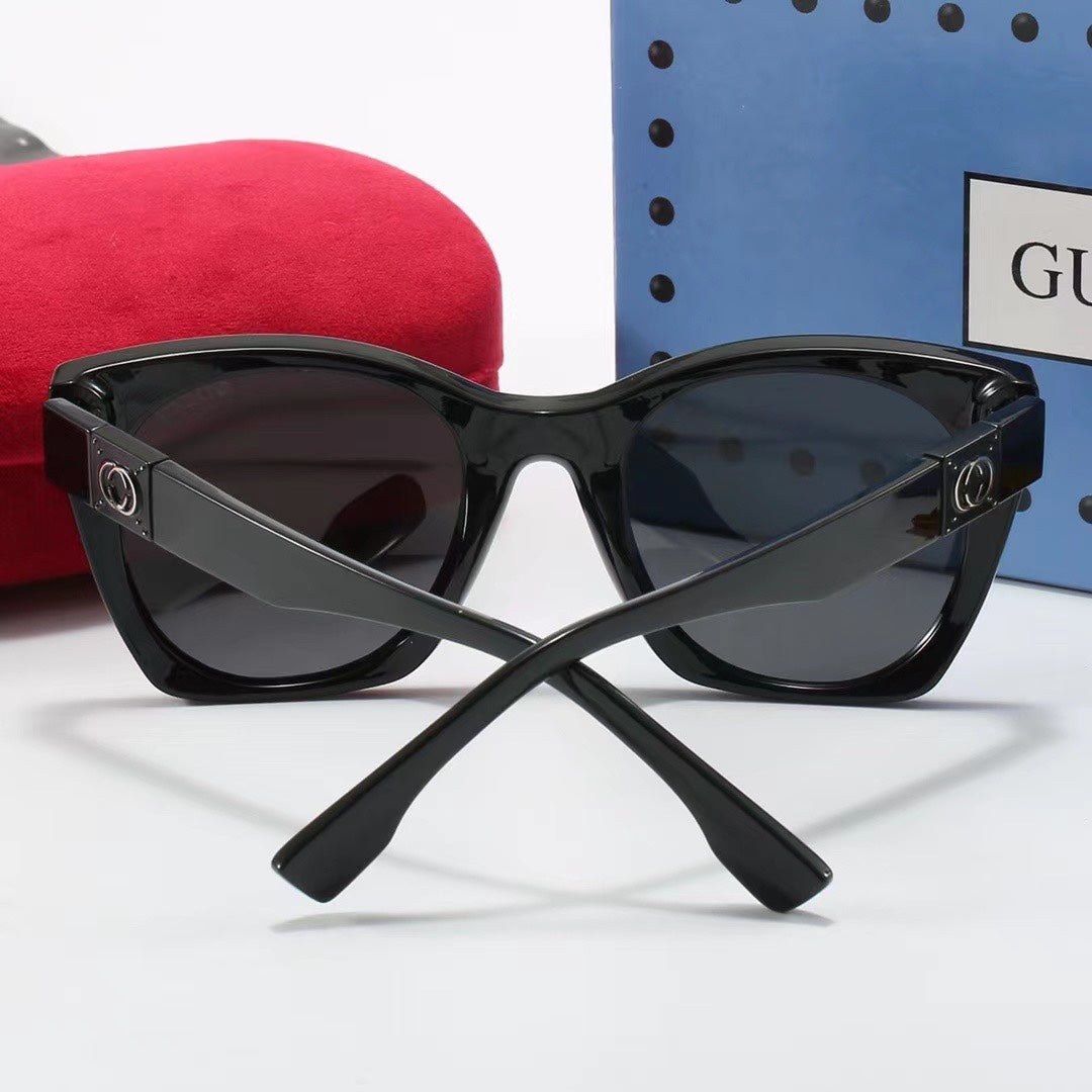 [Luxe]Square Round Frame Sunglasses