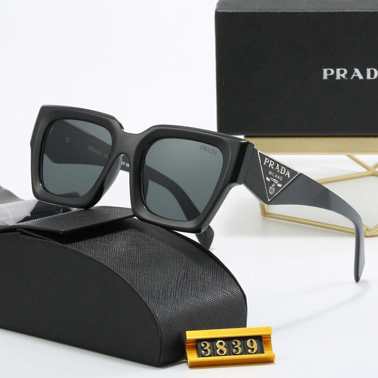 [Luxe]Thick Frame Sunglasses-With Gift Box