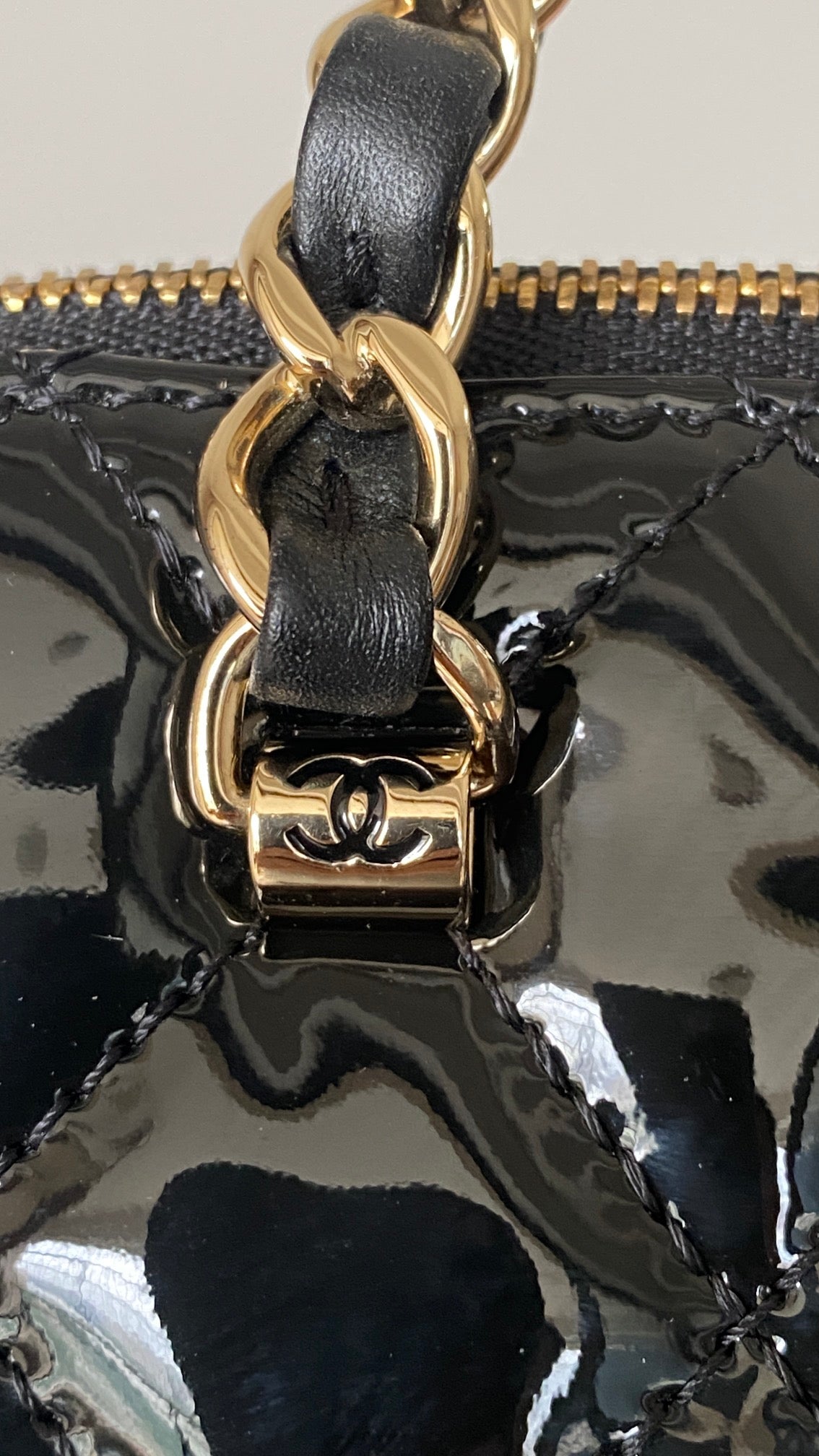 [Luxe]0528 Small handbag patent calfskin