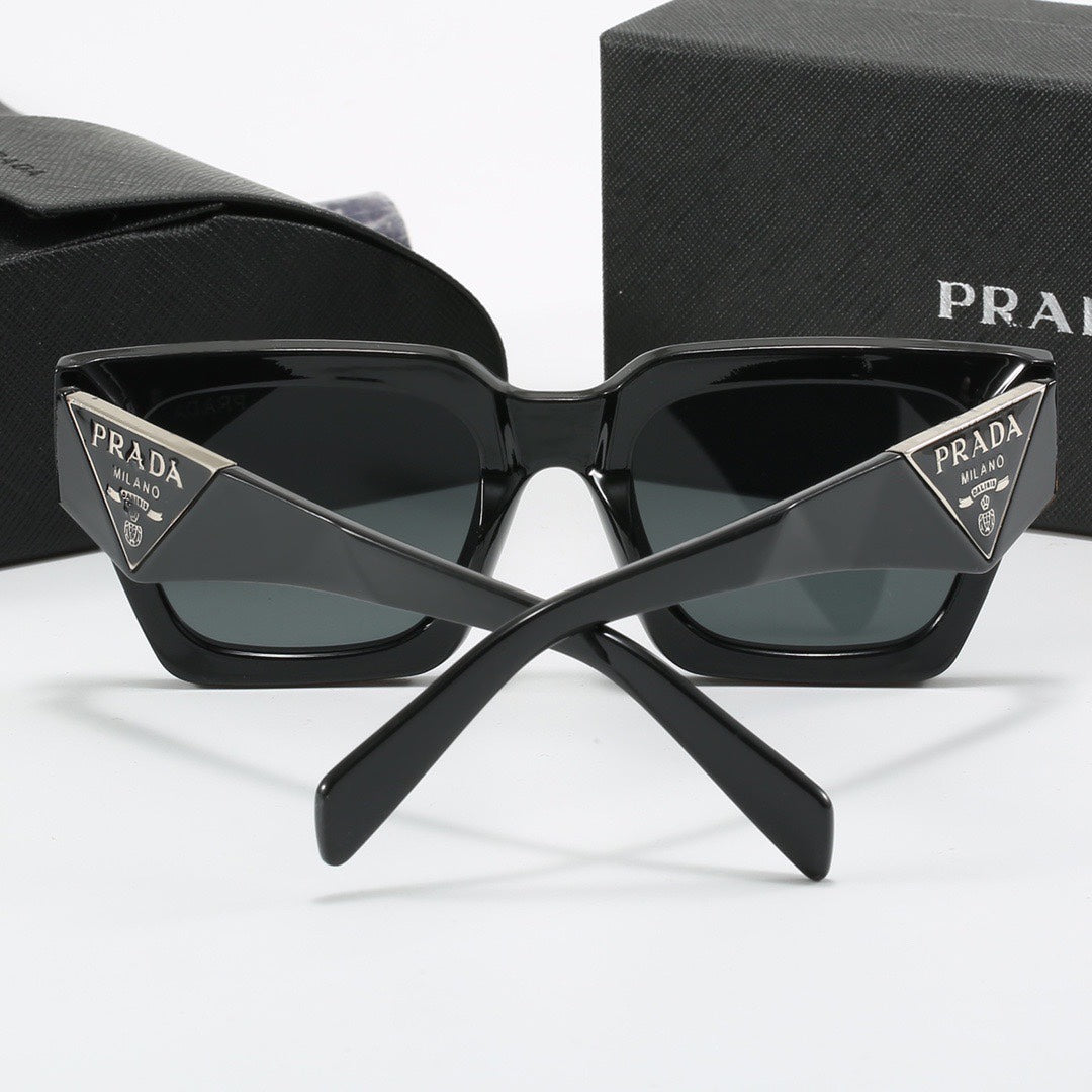 [Luxe]Thick Frame Sunglasses-With Gift Box