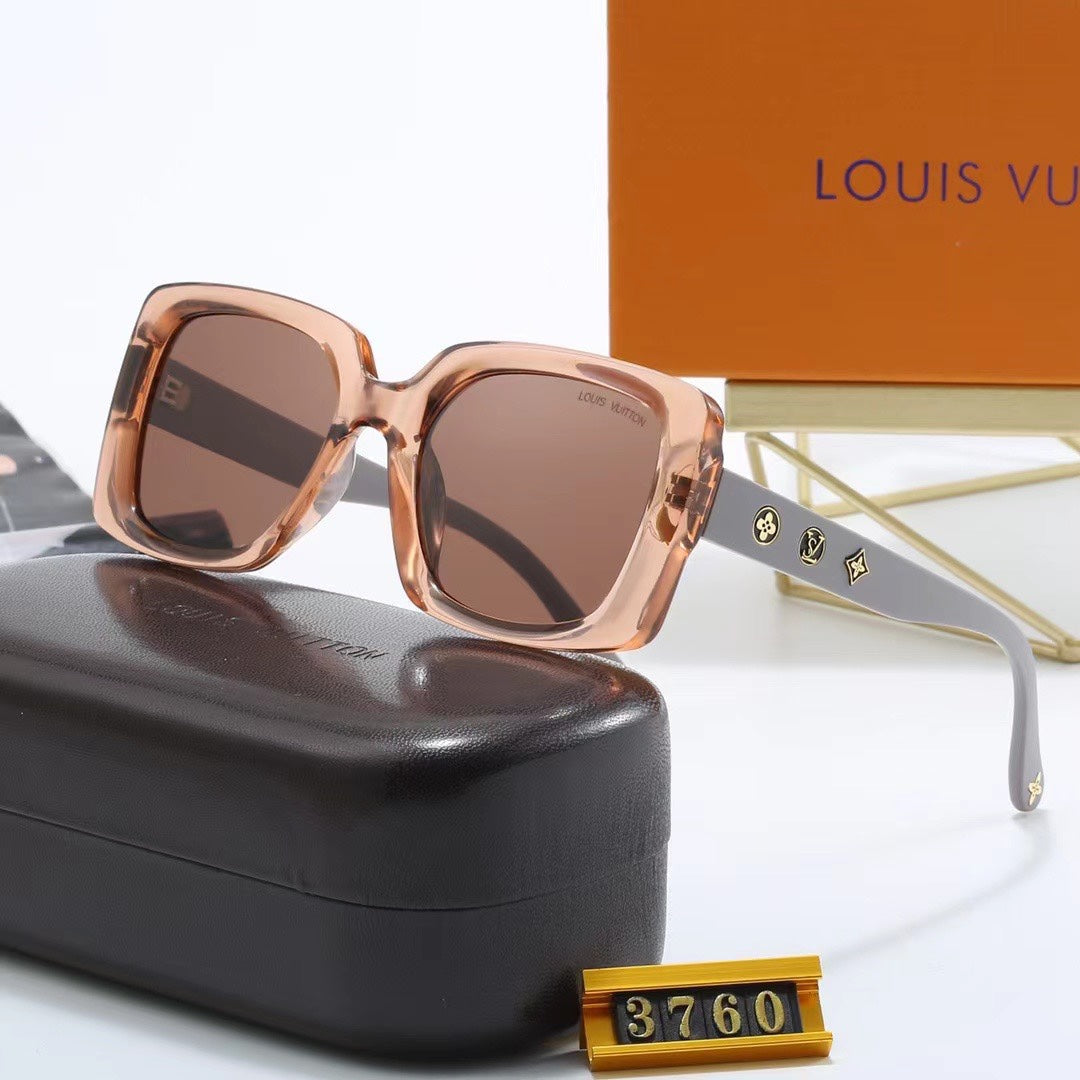[Luxe]Square Frame Retro Sunglasses