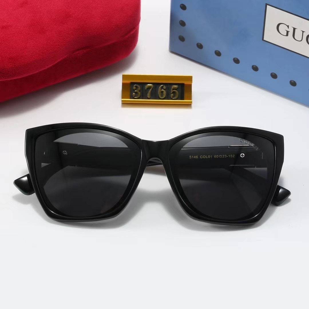 [Luxe]Square Round Frame Sunglasses