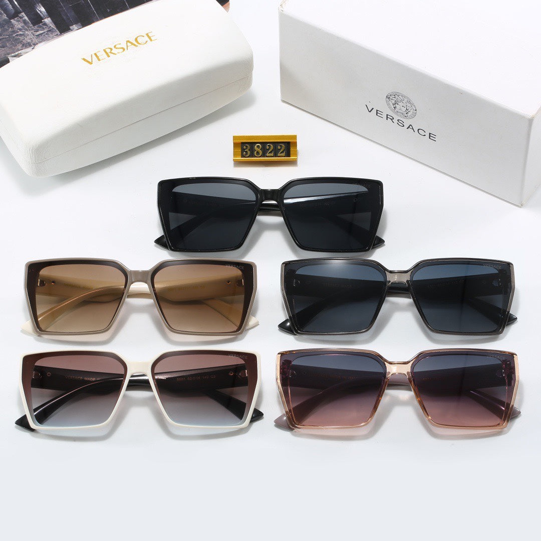 [Luxe]Square Frame Retro Sunglasses