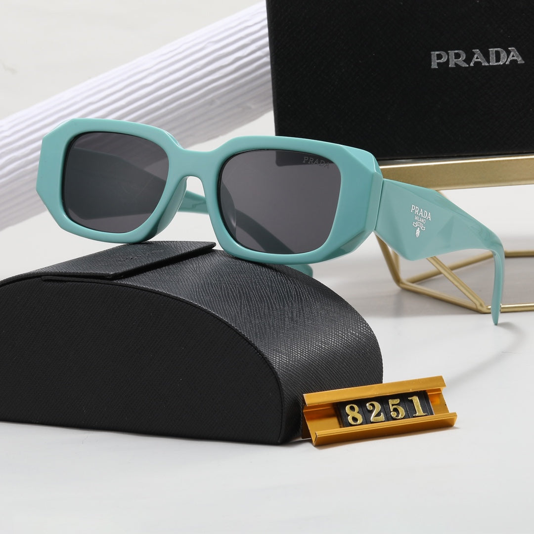 [Luxe]Polygonal Retro Unisex Sunglasses 8251