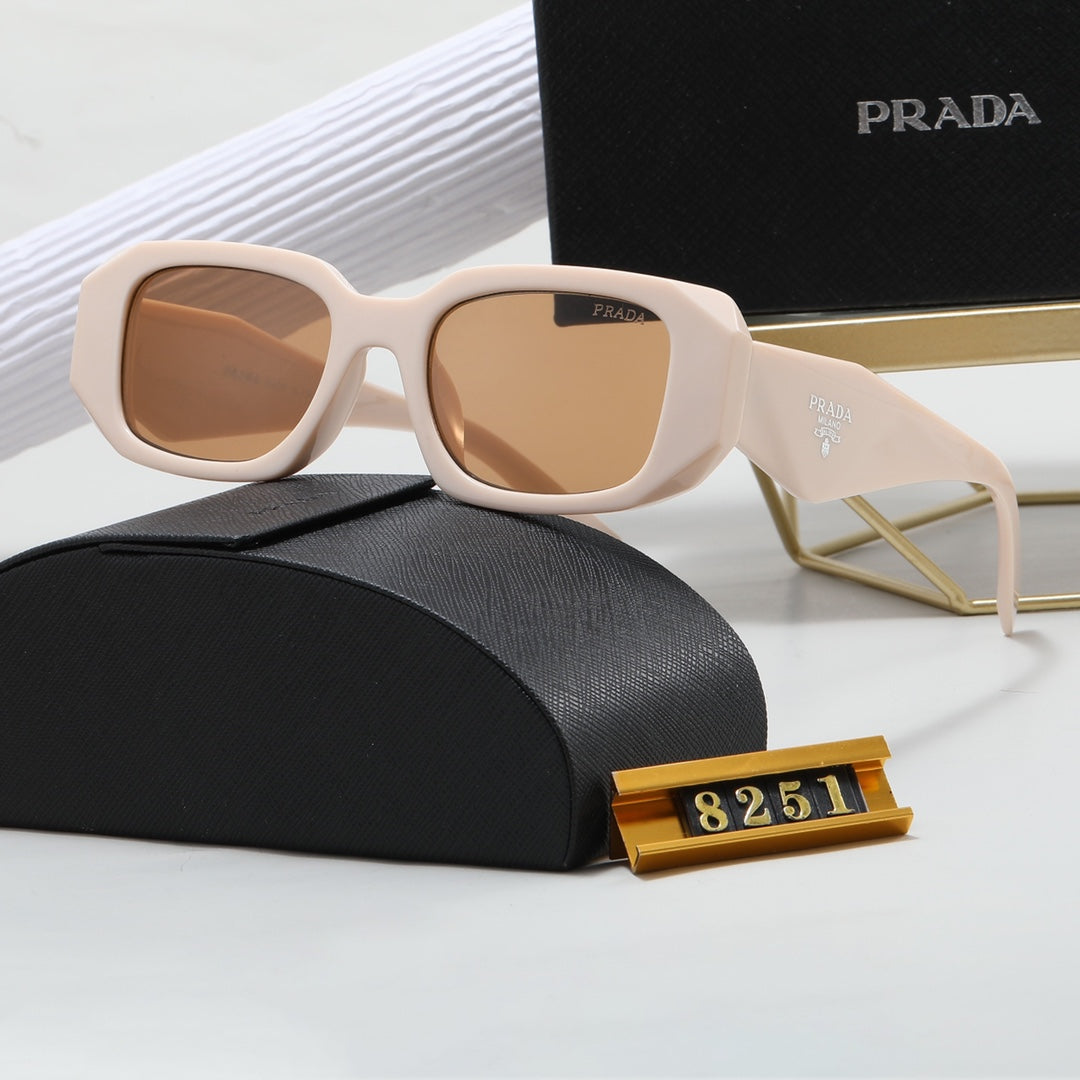 [Luxe]Polygonal Retro Unisex Sunglasses 8251