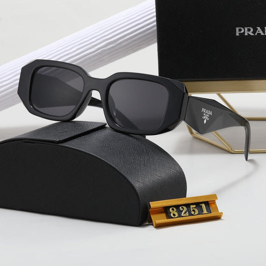 [Luxe]Polygonal Retro Unisex Sunglasses 8251