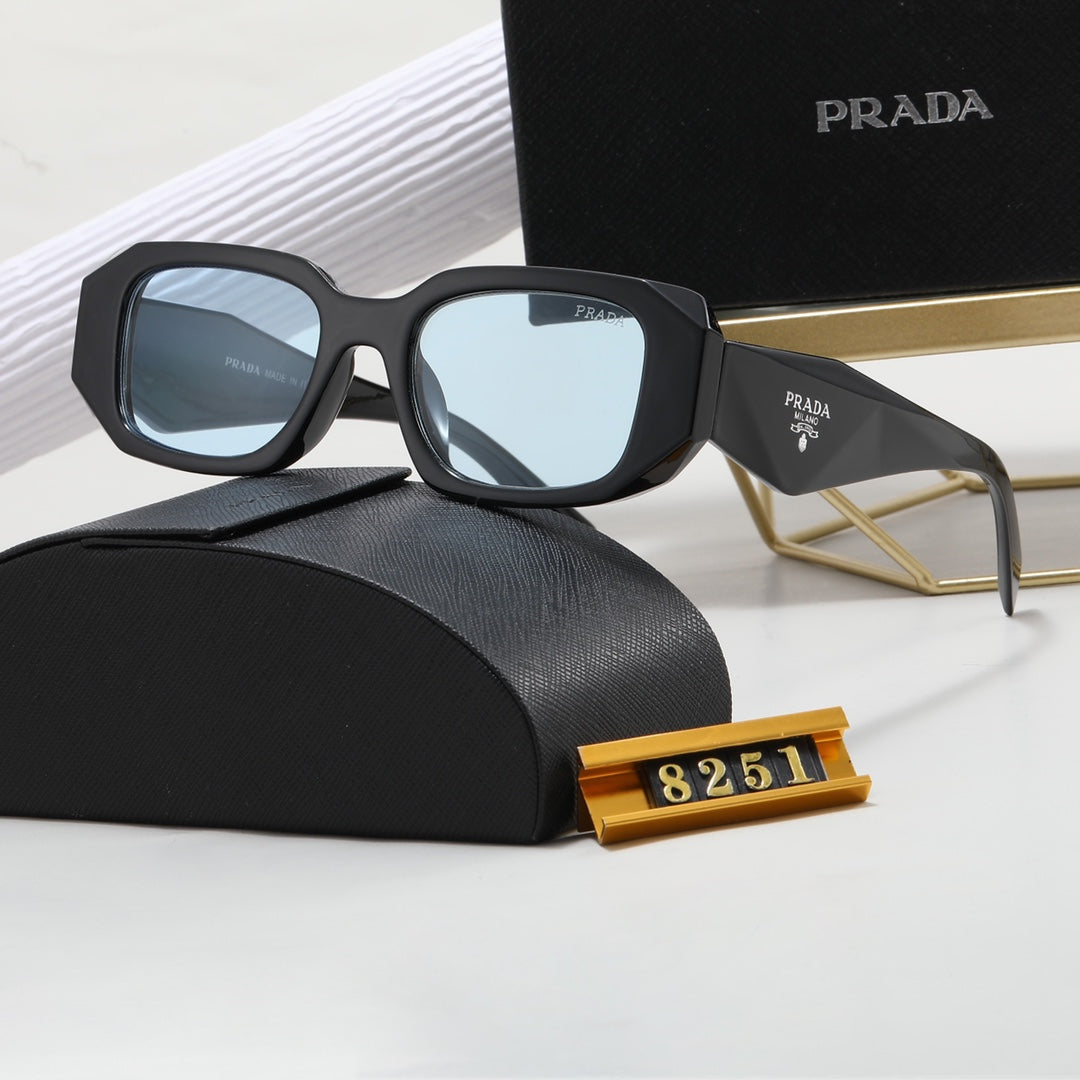 [Luxe]Polygonal Retro Unisex Sunglasses 8251