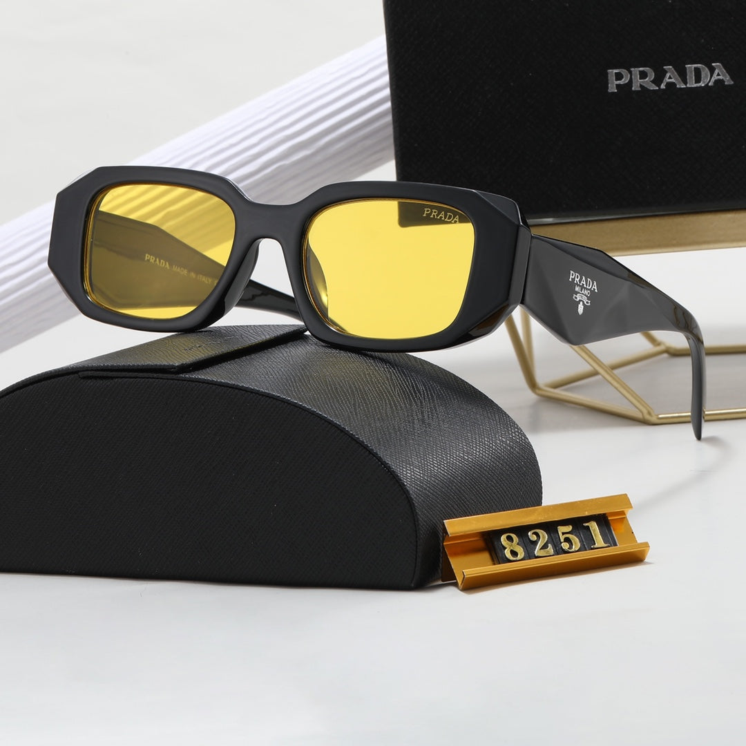 [Luxe]Polygonal Retro Unisex Sunglasses 8251