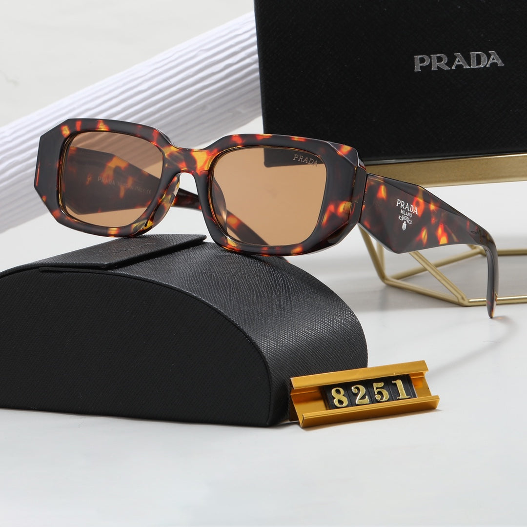 [Luxe]Polygonal Retro Unisex Sunglasses 8251