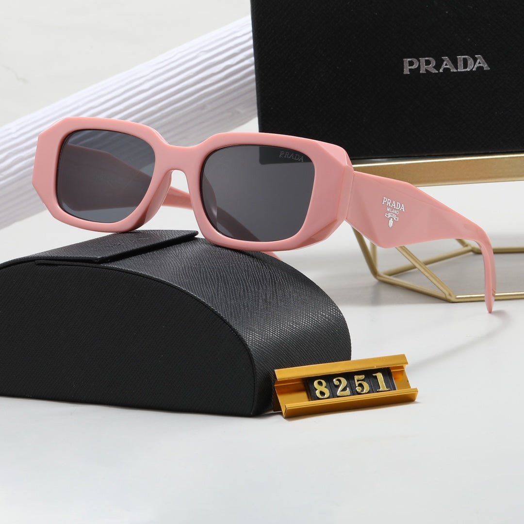 [Luxe]Polygonal Retro Unisex Sunglasses 8251