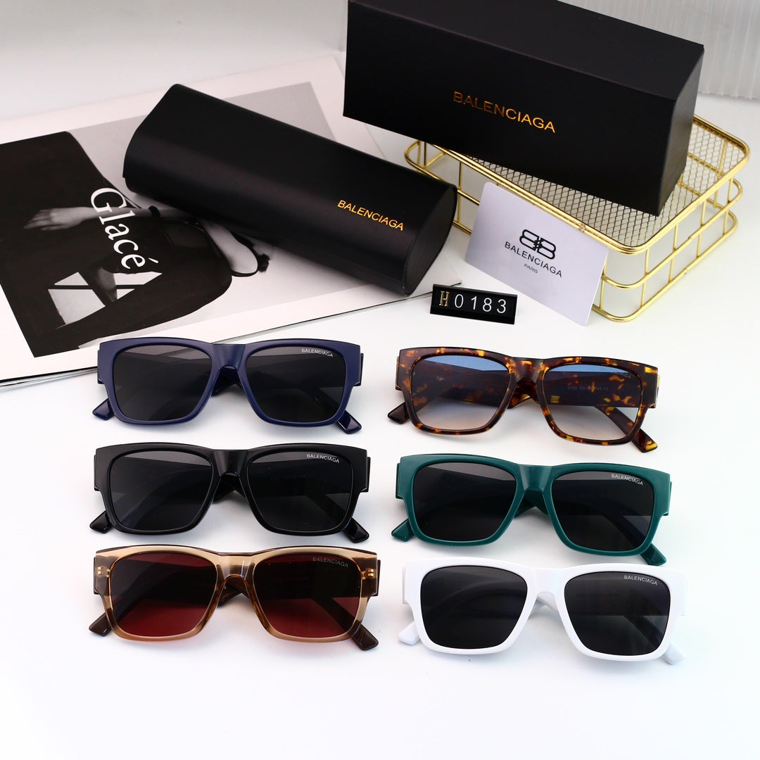 [Luxe]Fashion Square Frame Sunglasses 0183