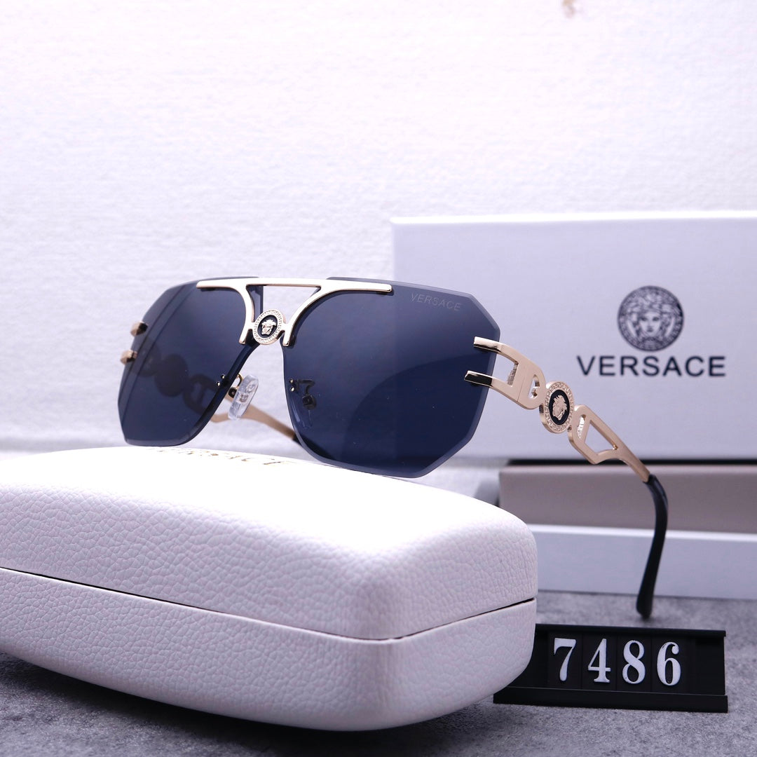 [Luxe]Stylish Medusa Rimless Sunglasses 7486
