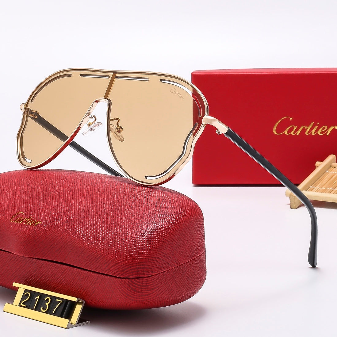 [Luxe]Fashion hot 6 color sunglasses 2137