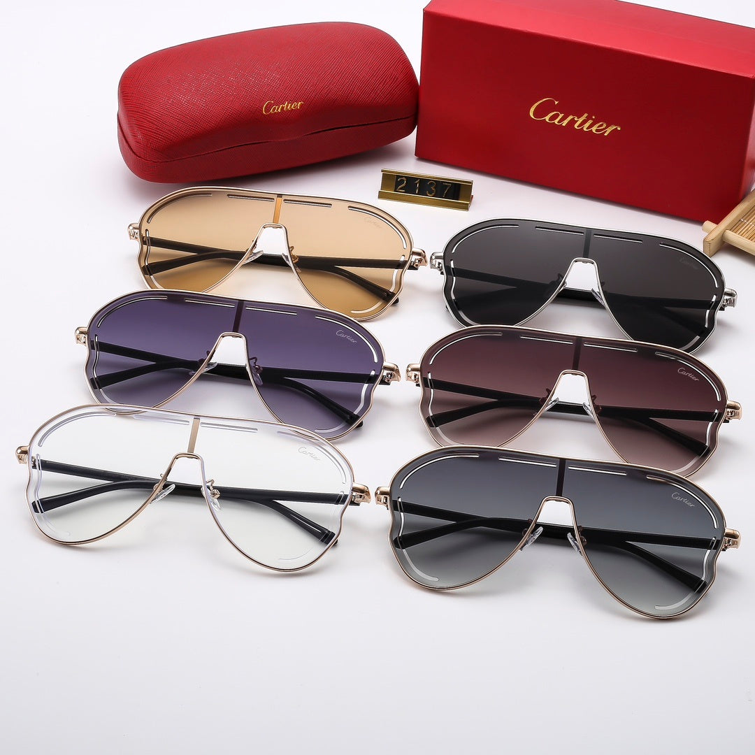 [Luxe]Fashion hot 6 color sunglasses 2137