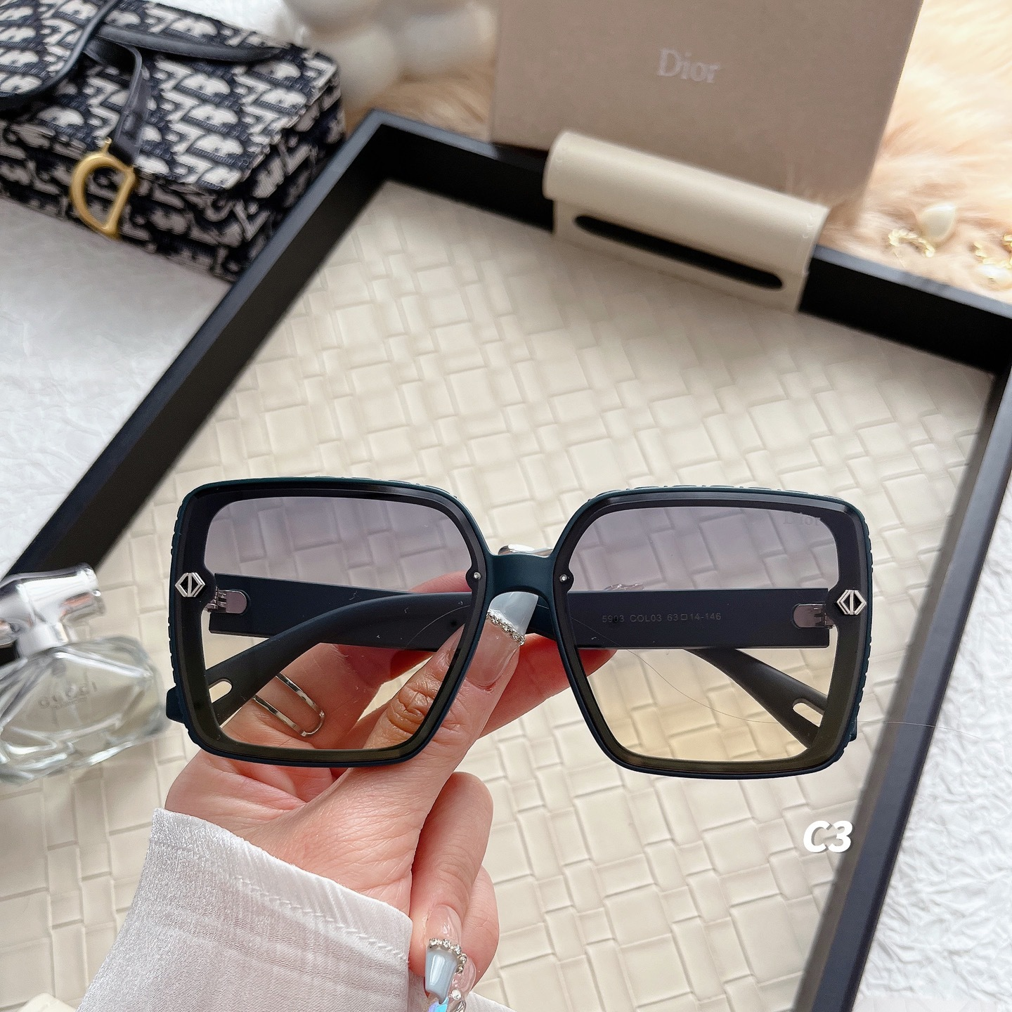 [Luxe]Fashion hot 4 color sunglasses 5903