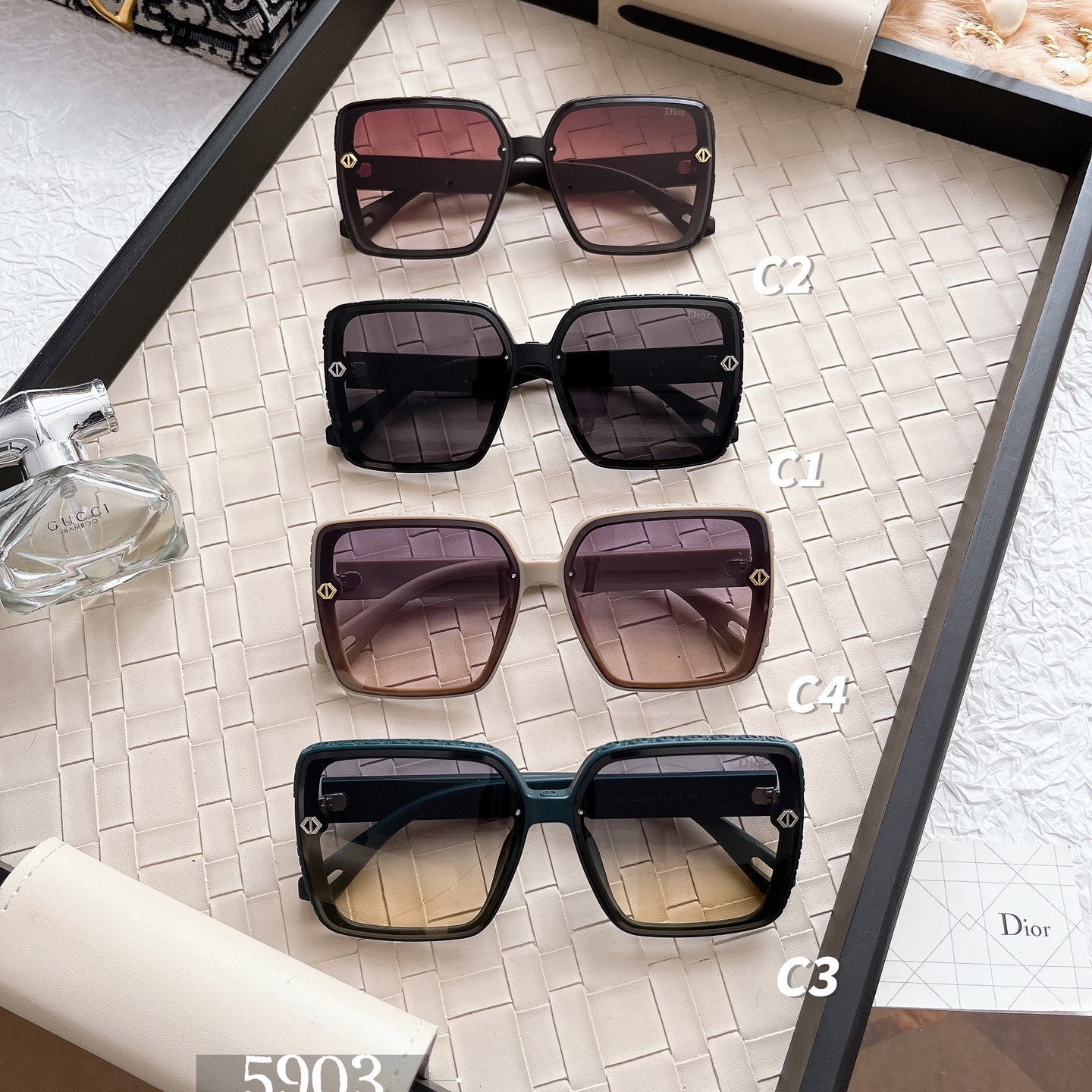 [Luxe]Fashion hot 4 color sunglasses 5903