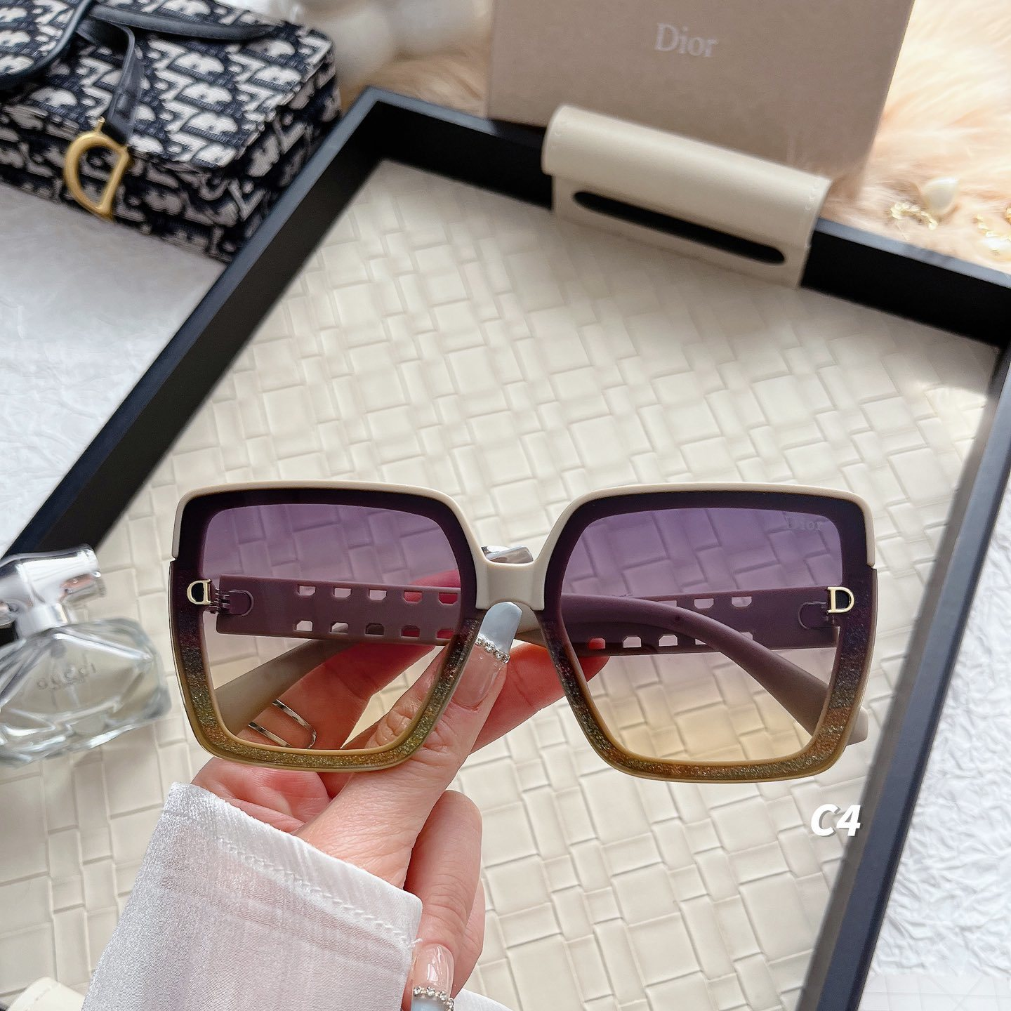 [Luxe]Fashion hot 4 color sunglasses 5910