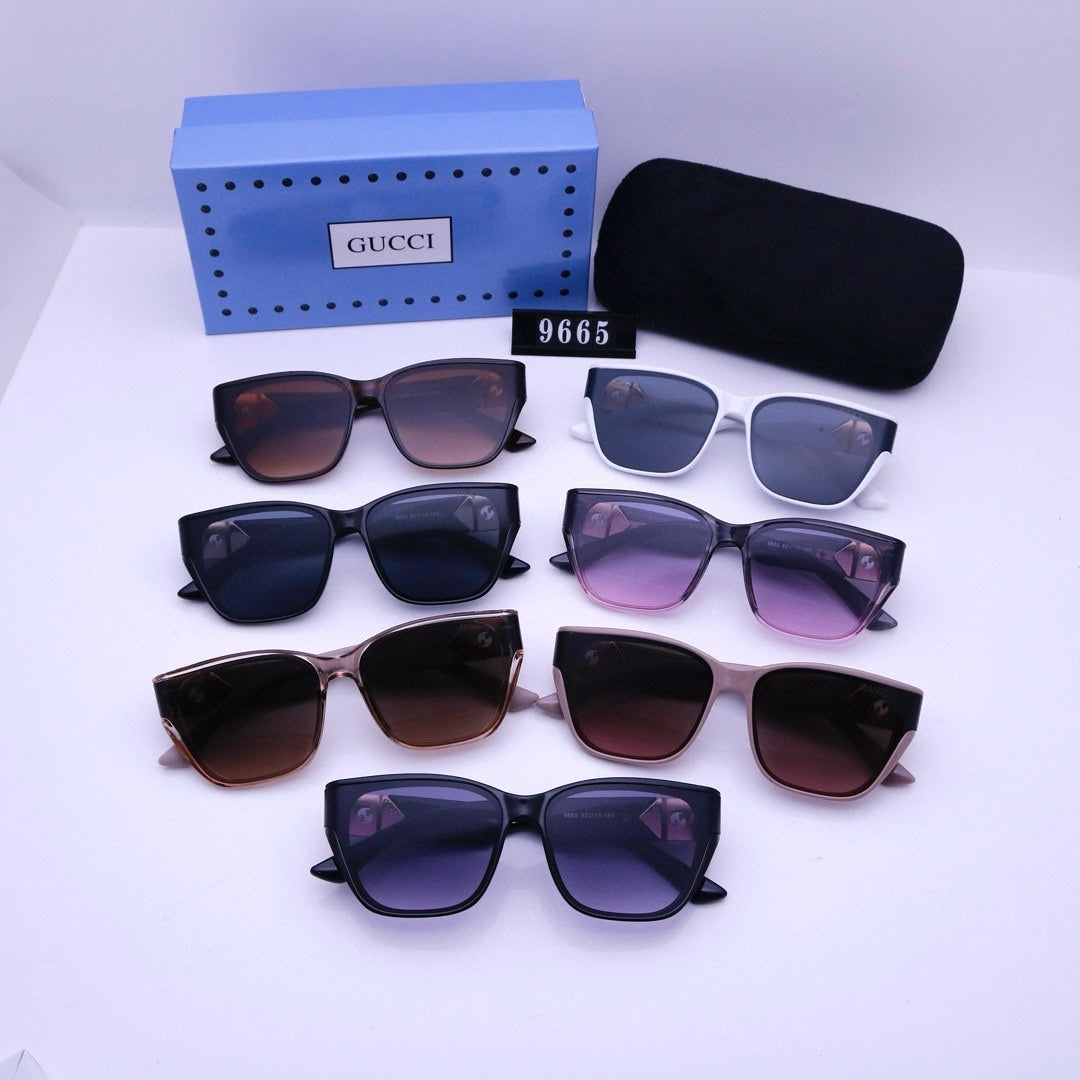 [Luxe]Fashion hot 7 color sunglasses 9665