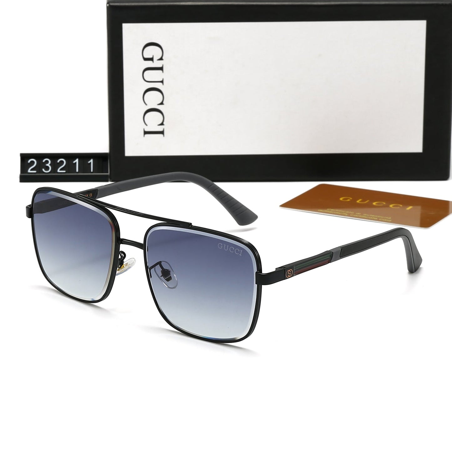 [Luxe]Fashion Polarized Metal Sunglasses 23211