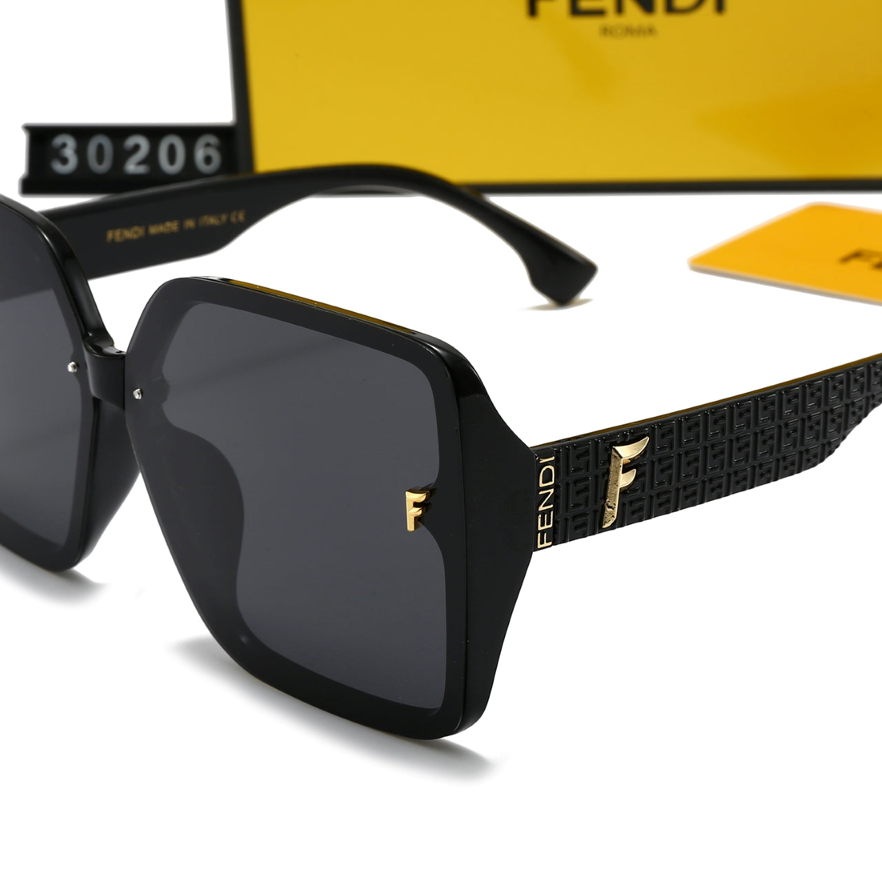 [Luxe]Square frame holiday sunglasses 30206