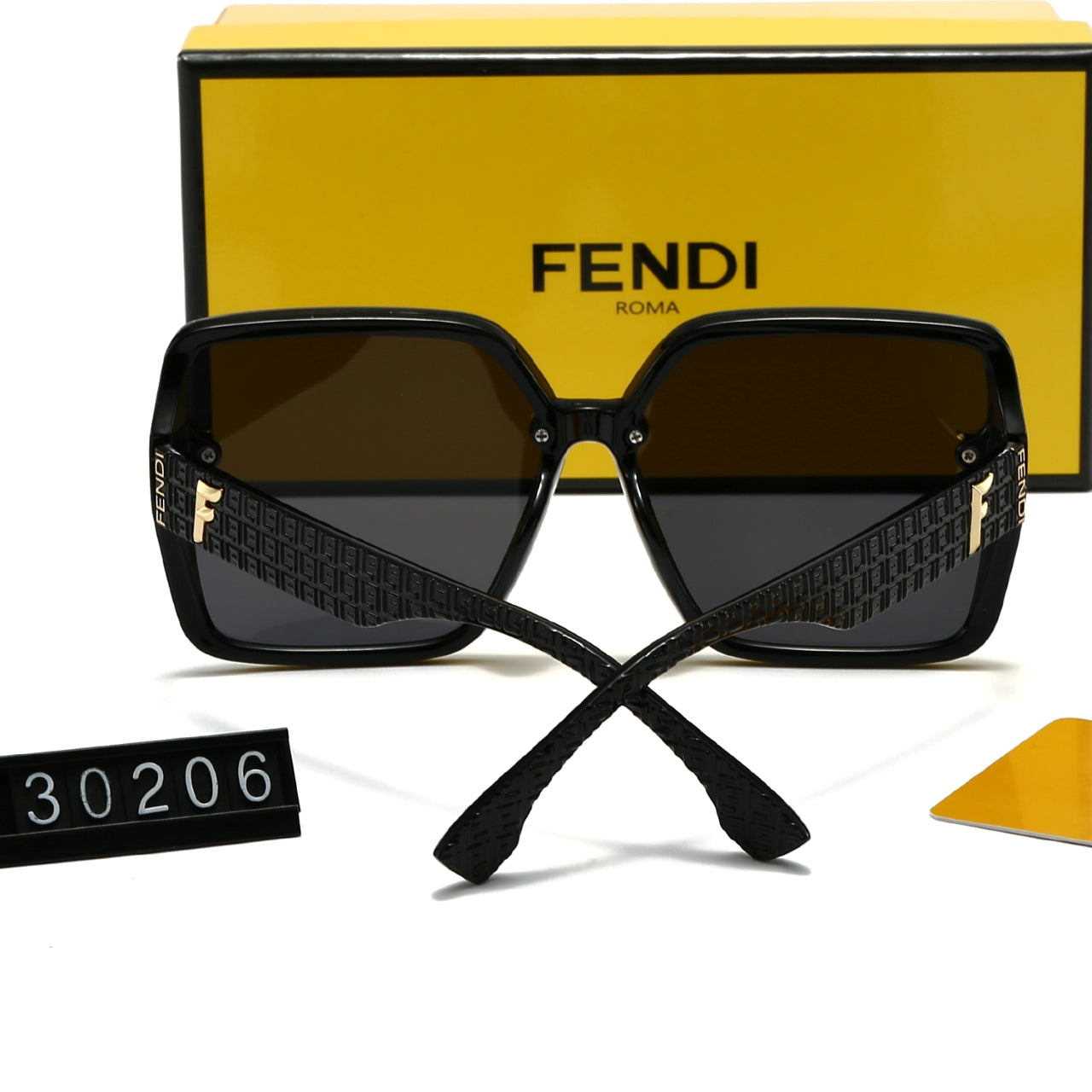 [Luxe]Square frame holiday sunglasses 30206